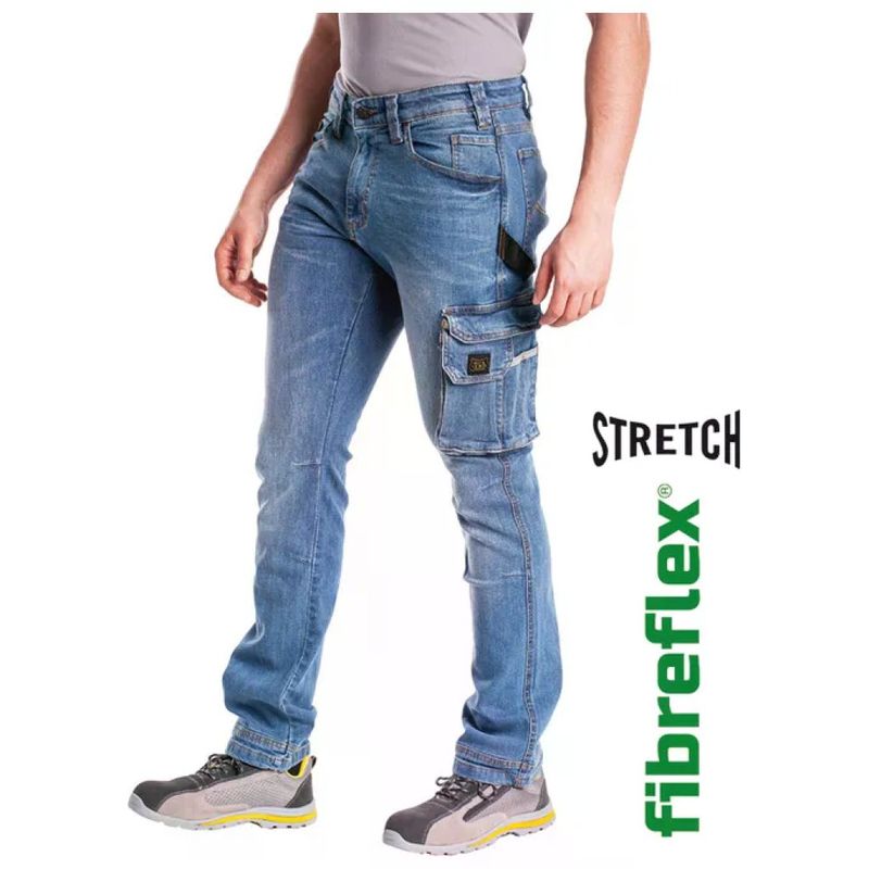 VIGOR-BLINKY Rica Lewis Job1 Jeans da Lavoro Stretch Multitasche, Taglia 54, Blu VIGOR-BLINKY Rica Lewis Job1 Jeans da Lavoro Stretch Multitasche, Taglia 54, Blu