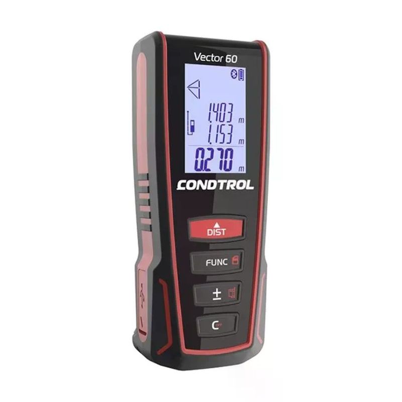 CONDTROL VECTOR 60 – Telemetro laser Bluetooth, 60 m, IP54