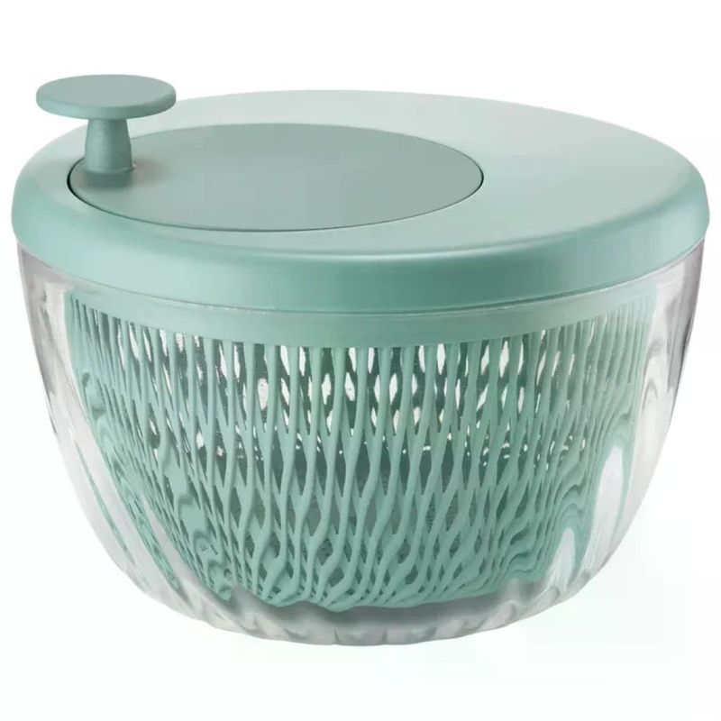 Guzzini Spin&Store – Centrifuga per insalata 5 L, 26 cm, argilla scuro