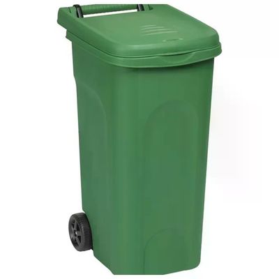 Stefanplast Urban Eco System Bidone Carrellato 80 L Verde