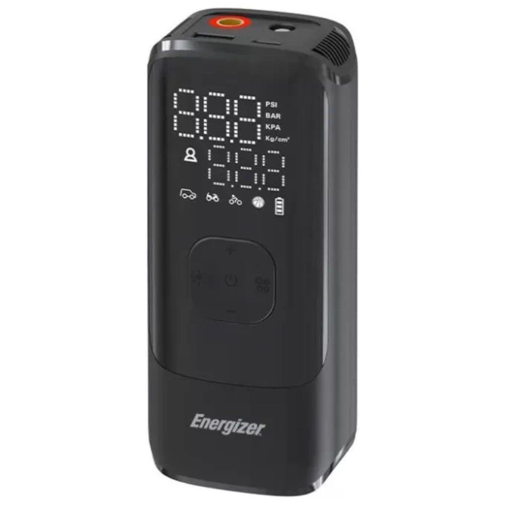 Energizer PAC4000 Powerbank 2000 mAh con Mini Compressore Portatile
