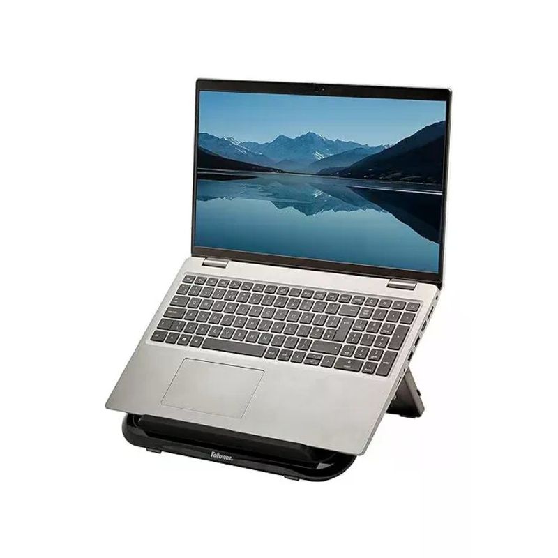Fellowes Alumia Supporto Ergonomico per Laptop Fino a 15” Nero
