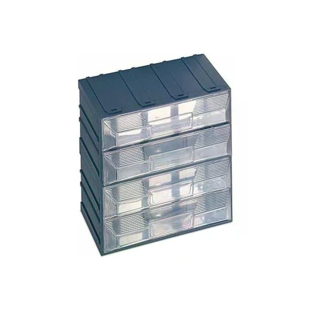 Terry Vision 14 – Cassettiera portaminuterie a 4 cassetti, verde Terry Vision 14 – Cassettiera portaminuterie a 4 cassetti, verde