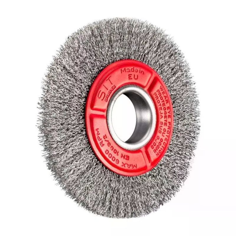 SIT CE4152 Spazzola Circolare in Acciaio Ottonato 150 mm