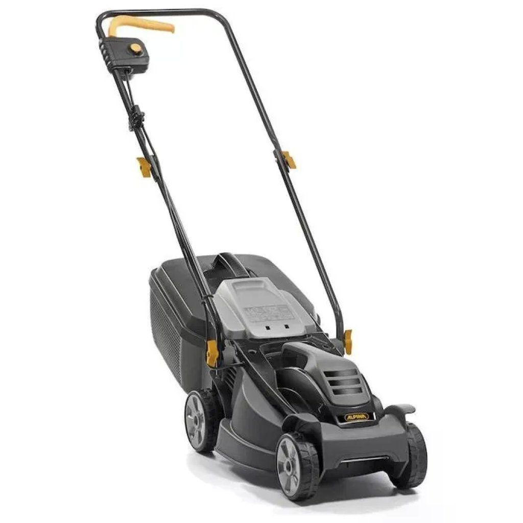 Alpina BL 320 E Tagliaerba Elettrico 1000 W, Taglio 32 cm, Sacco 25 L