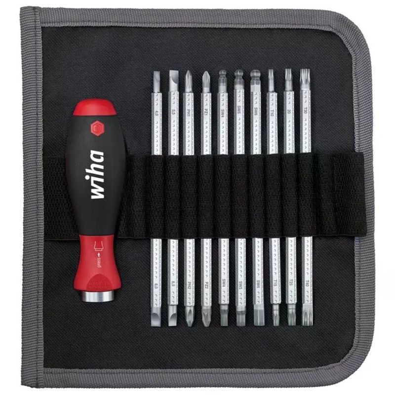 Wiha SYSTEM 6 Set di Giravite Telescopico, 12 Pezzi