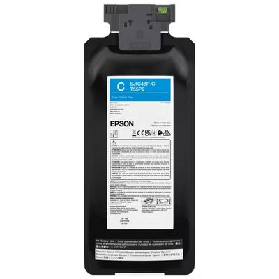 Epson SJIC48P-C C13T55P240 Cartuccia Ciano Originale da 480 ml per ColorWorks C8000e