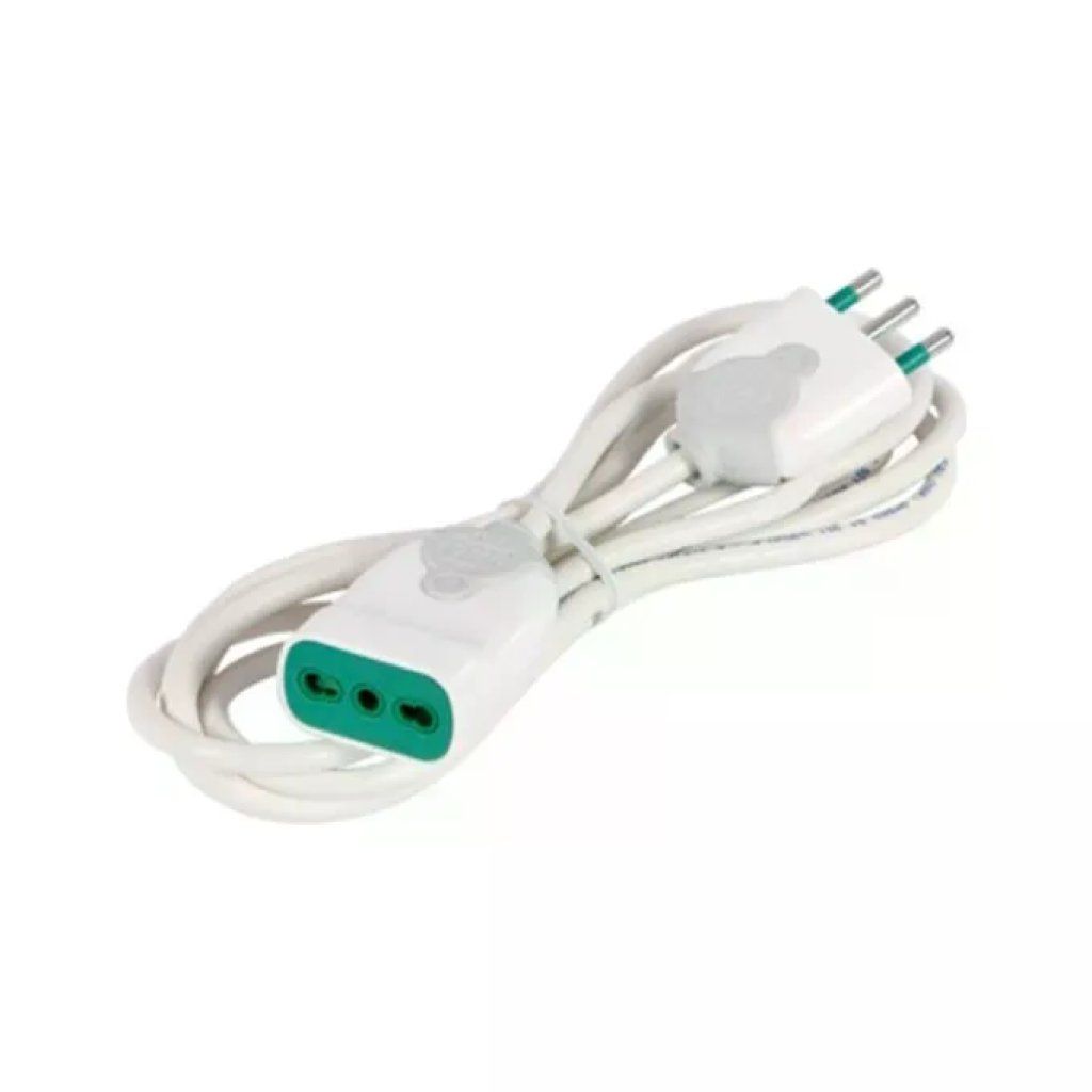 Fanton 92680 Prolunga Lineare Bipasso 16A, Cavo 3×1,5 mm², 5 m
