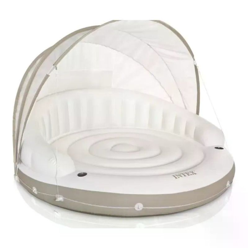 Intex 58292EP Isola Galleggiante Gonfiabile con Parasole 199 x 150 cm