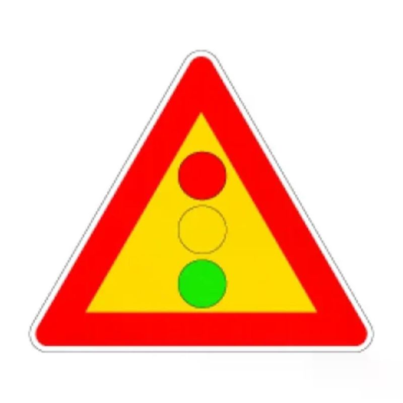 3G Cartello Temporaneo Semaforo Figura 404 – 90 × 90 cm