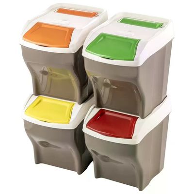 Bama Poker Plus Set 4 Pattumiere Modulari 27 L