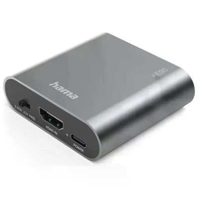 Hama AE-90 Convertitore Audio HDMI 4K Argento