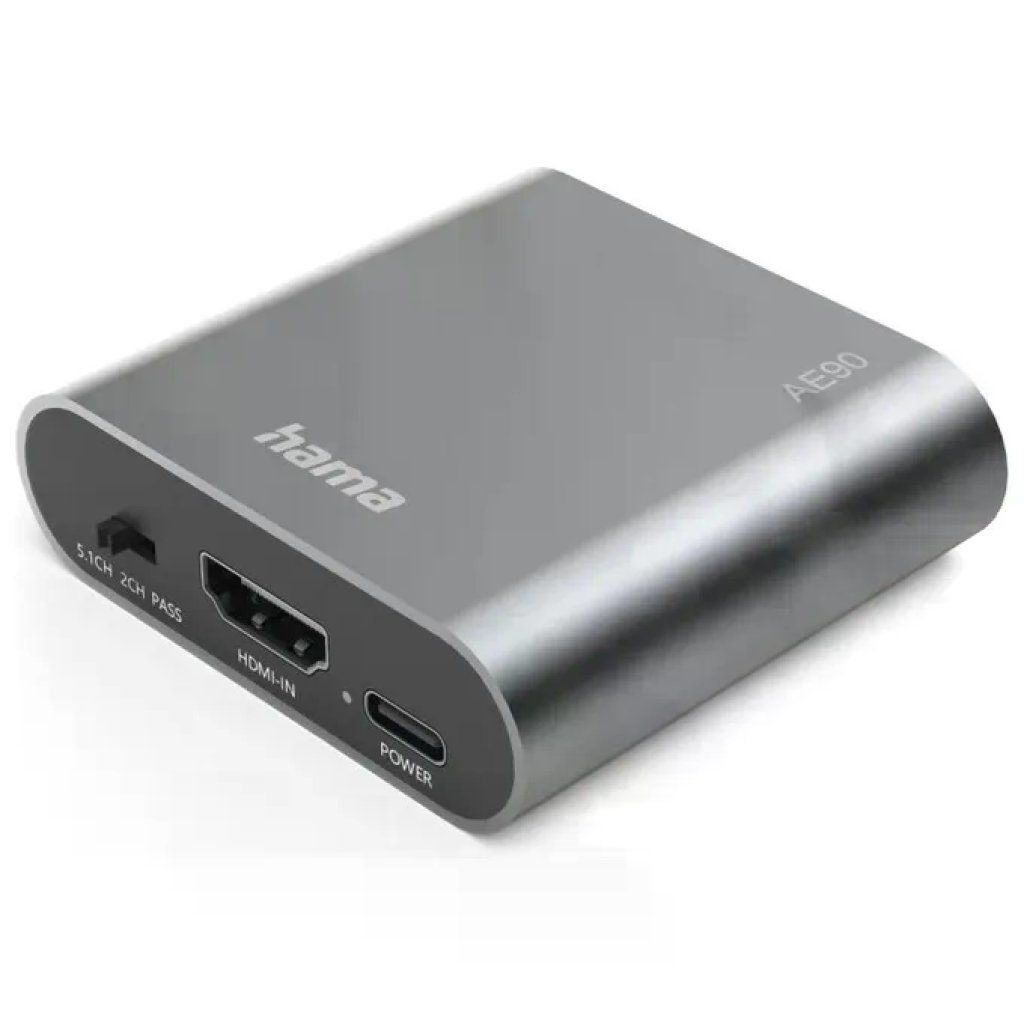 Hama Convertitore Audio AE-90 HDMI-Audio Argento