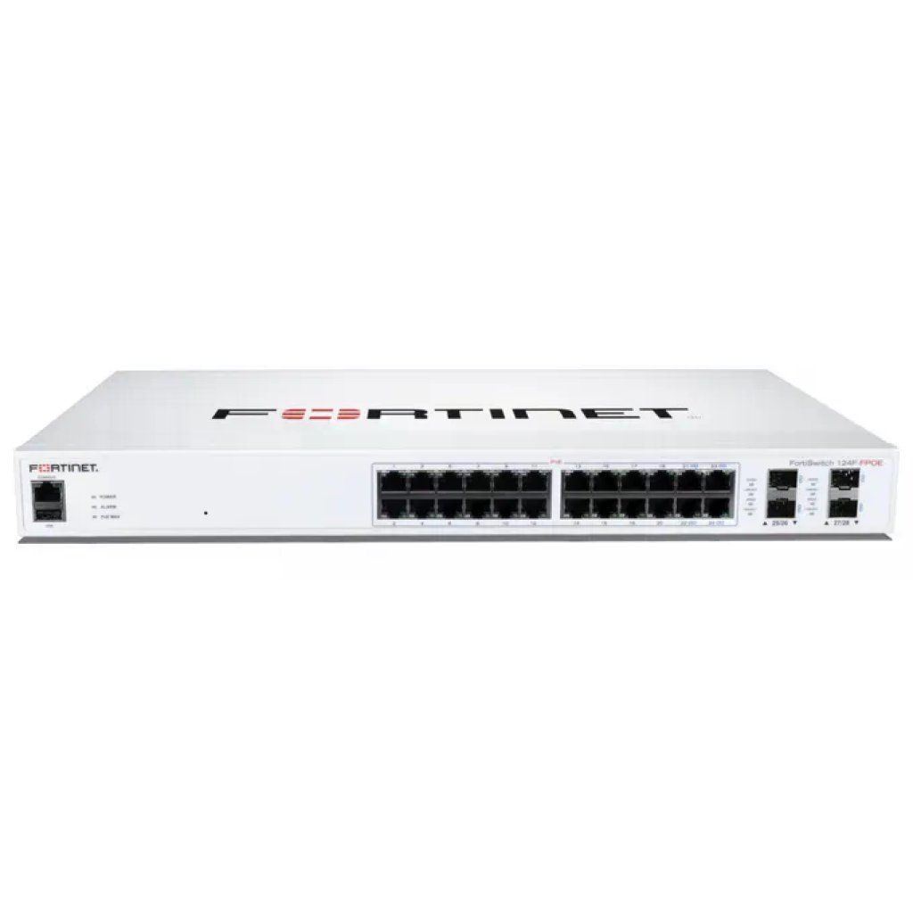 Fortinet FS124FPOE Switch L2+ Managed POE 24 Porte GE 4 SFP+ Montaggio Rack