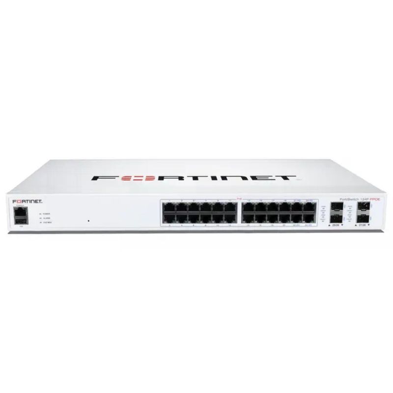 Fortinet FS124FPOE Switch L2+ Managed POE 24 Porte GE 4 SFP+ Montaggio Rack
