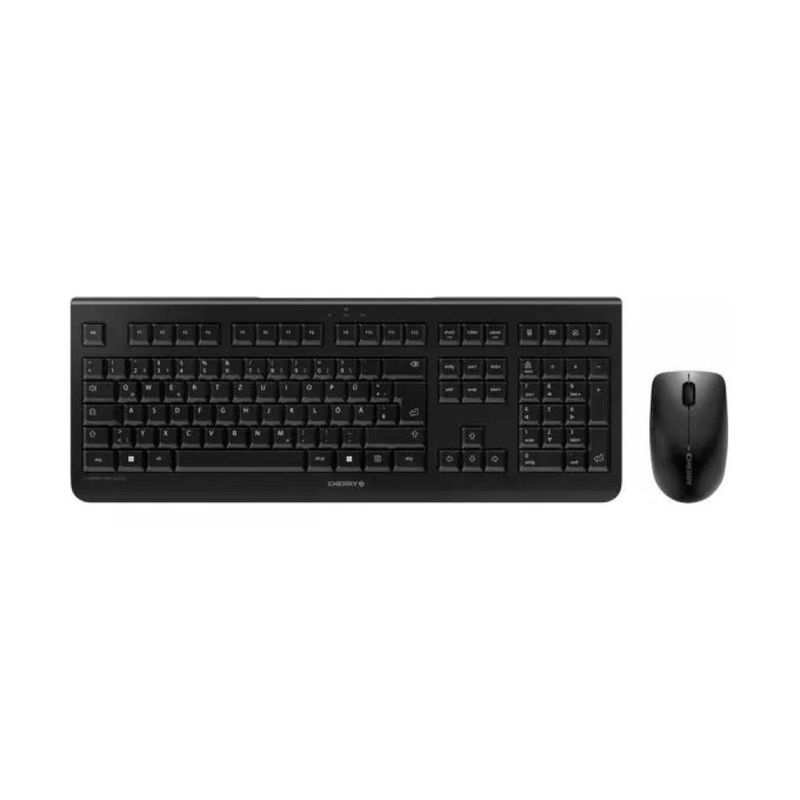 CHERRY DW 3000 Set Tastiera e Mouse Wireless Nero, Layout Italiano