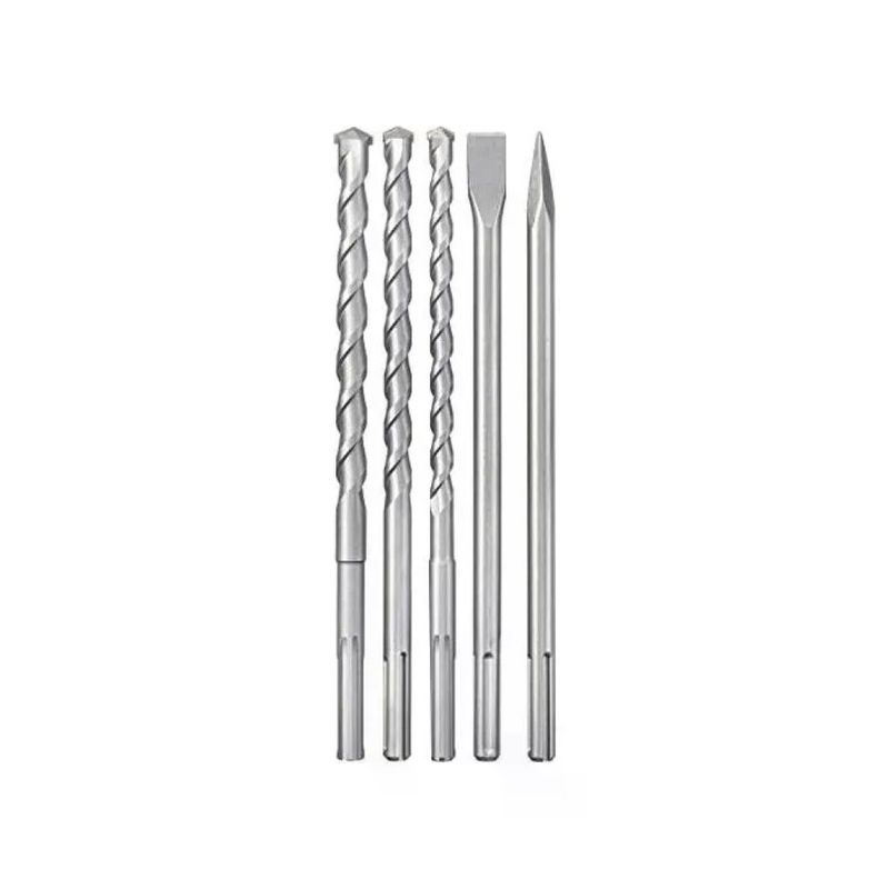 KWB Set SDS-max di 5 punte e scalpelli per martello demolitore