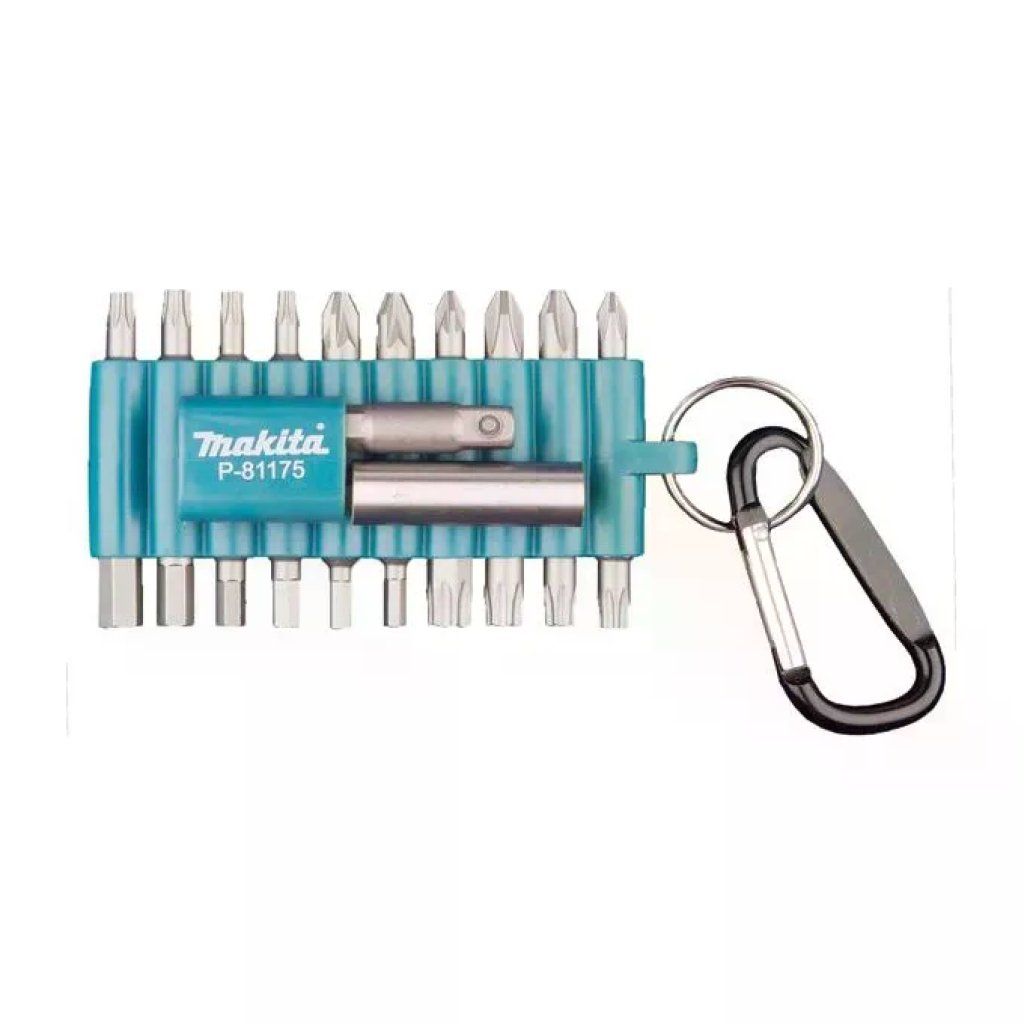 Makita P-81175 Set di 22 Inserti con Moschettone