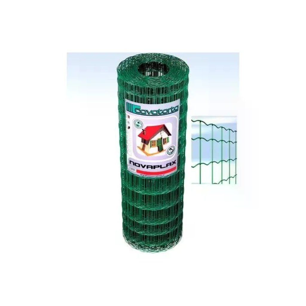 Cavatorta Novaplax Rete Elettrosaldata Plasticata 25 m x 1,5 m