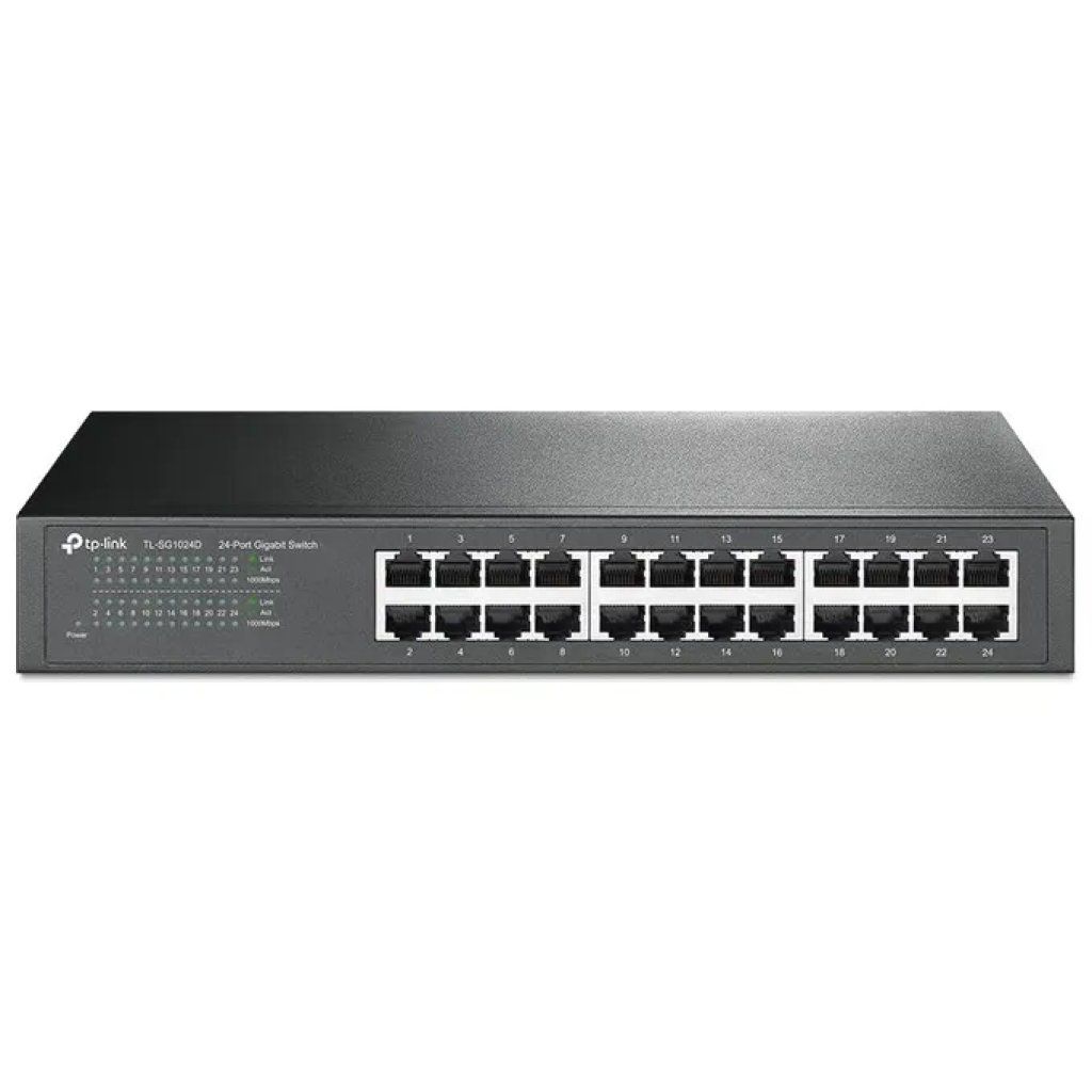 TP-Link TL-SG1024D Switch Non Gestito 24 Porte Gigabit Ethernet 10-100 TP-Link TL-SG1024D Switch Non Gestito 24 Porte Gigabit Ethernet 10-100