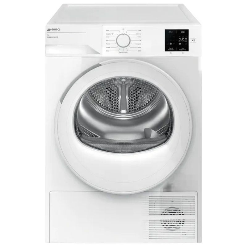 Smeg DR09EE Asciugatrice Pompa di Calore 9 Kg Classe E 15 Programmi Sensore Umidita' Antipiega (84.6x59