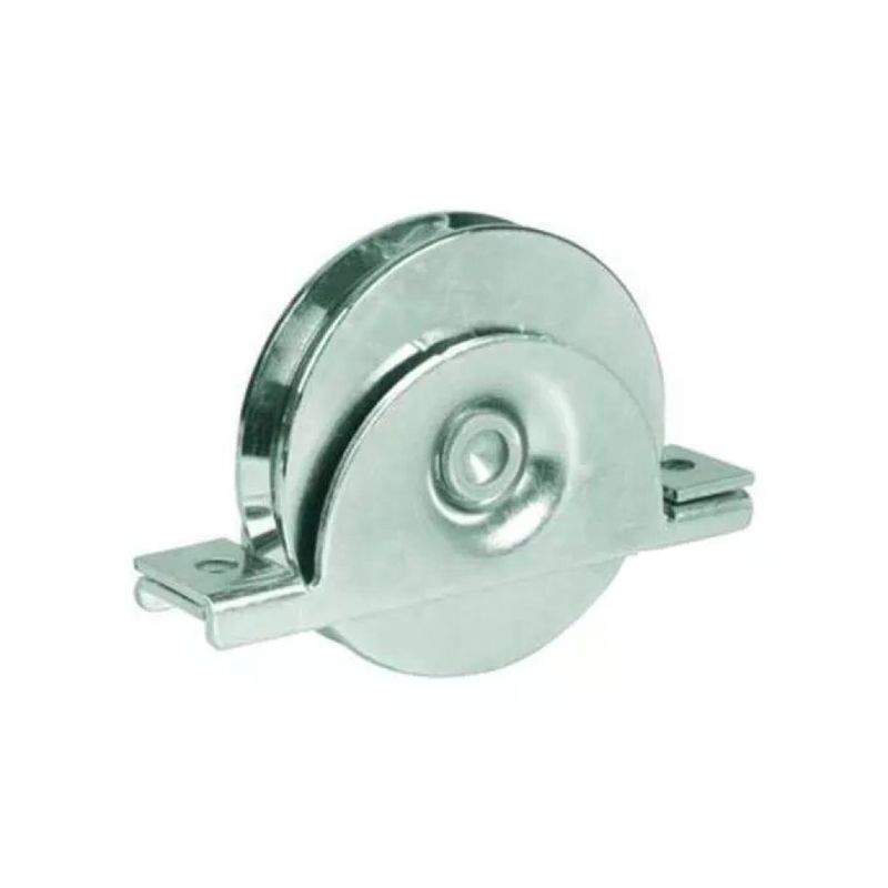 VIGOR-BLINKY Ruota per Cancello con Gola U-20 120 mm e Supporto