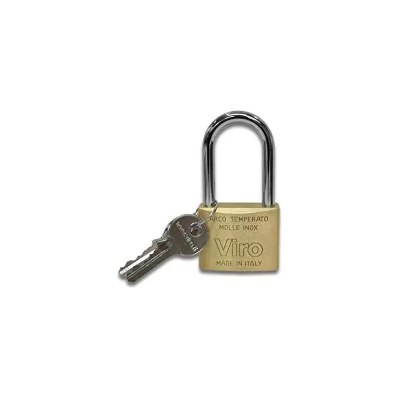 VIRO 312 Lucchetto in Ottone con Arco da 40 mm
