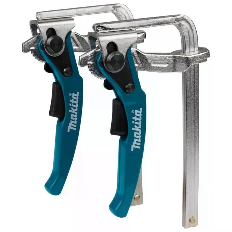Makita 199826-6 Set di 2 Morsetti a Sgancio Rapido per Guide