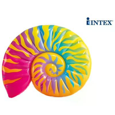 Intex Rainbow Seashell 58791EU – Materassino gonfiabile a conchiglia