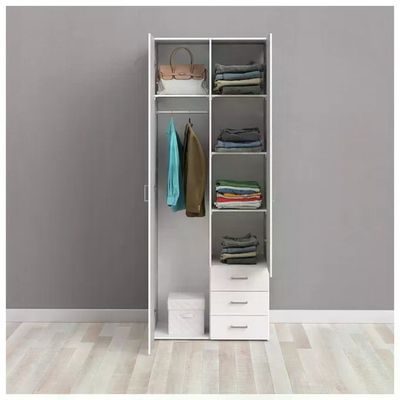 Tvilum armadio Space 5501#9855963 rovere 2 ante e 1 cassetto 3 ripiani regolabili 79,4x170 Tvilum armadio Space 5501#9855963 rovere 2 ante e 1 cassetto 3 ripiani regolabili 79,4x170