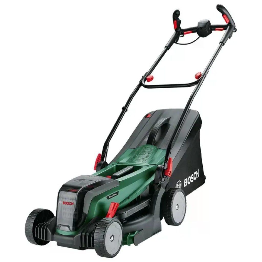 Bosch 06008B9E01 UniversalRotak Tagliaerba a spinta Batteria Superficie 550 m² Larghezza taglio 37 cm