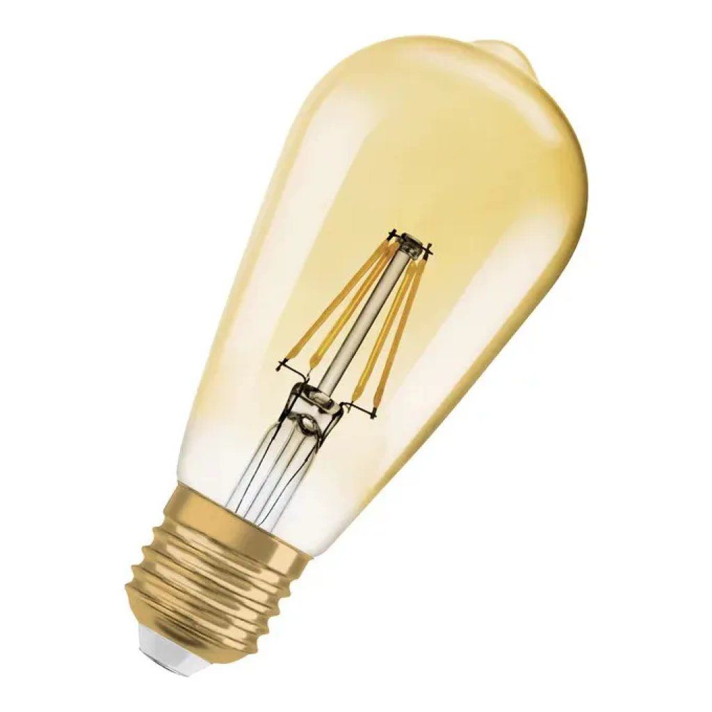 LEDVANCE Vintage 1906 – Lampadine LED E27 6,5 W, 2400 K, dimmerabili, 725 lm, confezione da 2