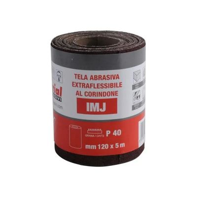 Imperial Tela Abrasiva al Corindone P40, 120 mm × 5 m