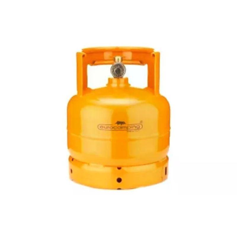 Eurocamping bombola GPL ricaricabile vuota 5 kg, 12 L, attacco W20x1/14 SX M