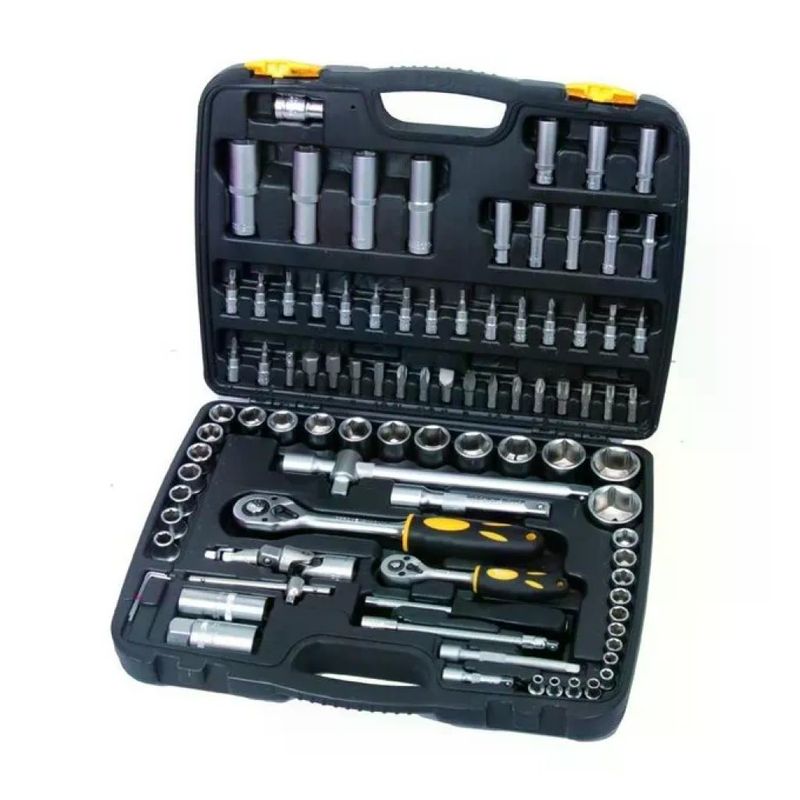 VIGOR-BLINKY Vigor Set di Chiavi a Bussola 94 Pezzi con Cricchetti 1/4" e 1/2"