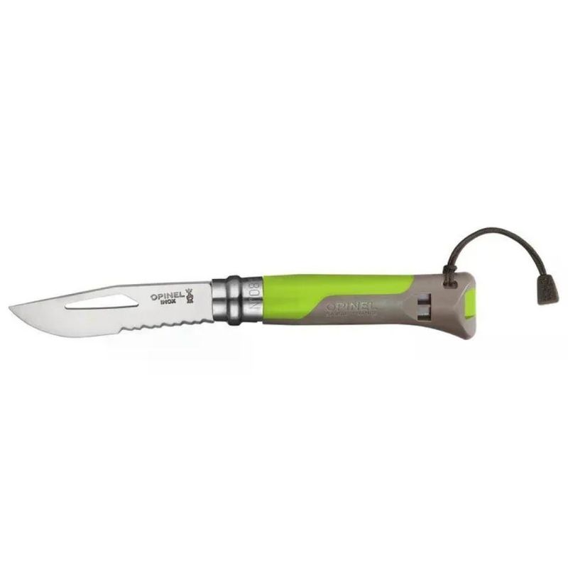 Opinel N°8 Virobloc Coltello Outdoor Inox Verde