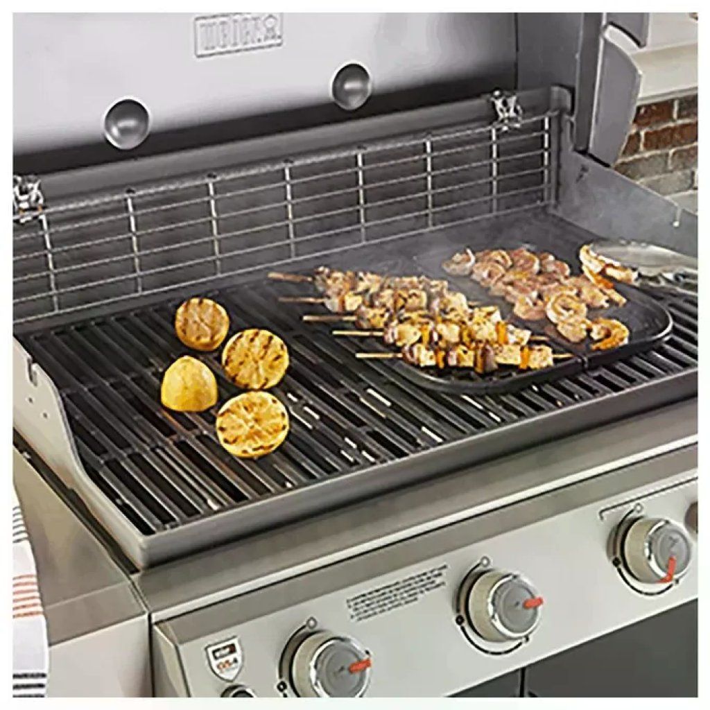 Weber 8858 Piastra e Griglia 2-in-1 in Ghisa Smaltata Weber 8858 Piastra e Griglia 2-in-1 in Ghisa Smaltata