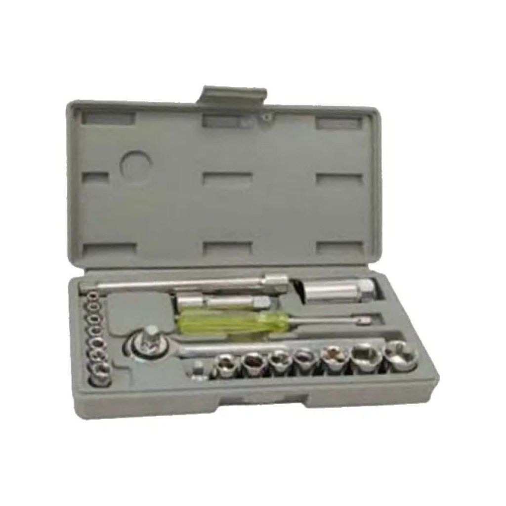 DOC Set chiavi a bussola da 21 pezzi, 1/4" e 3/8"