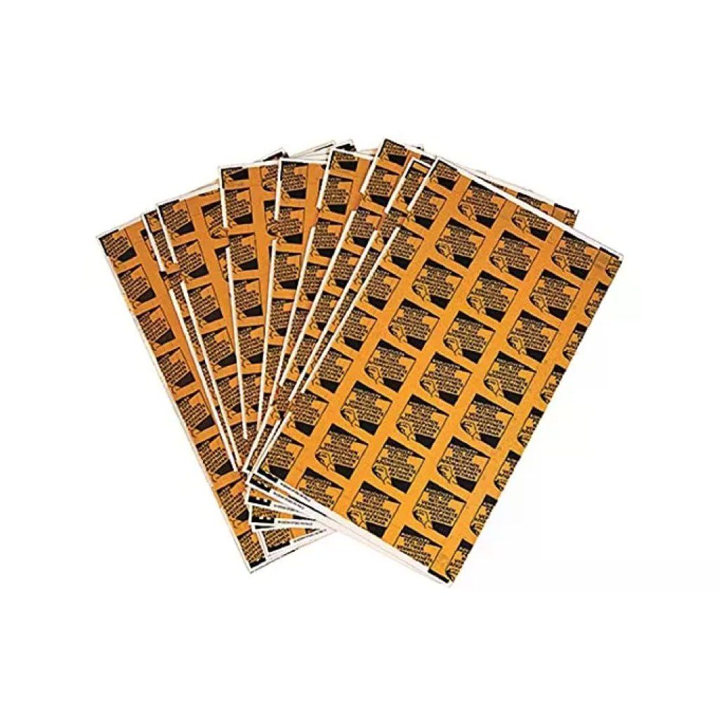 TigerOne 6689805 Carta Adesiva di Ricambio per Sterminainsetti, 10 Pezzi, Nera