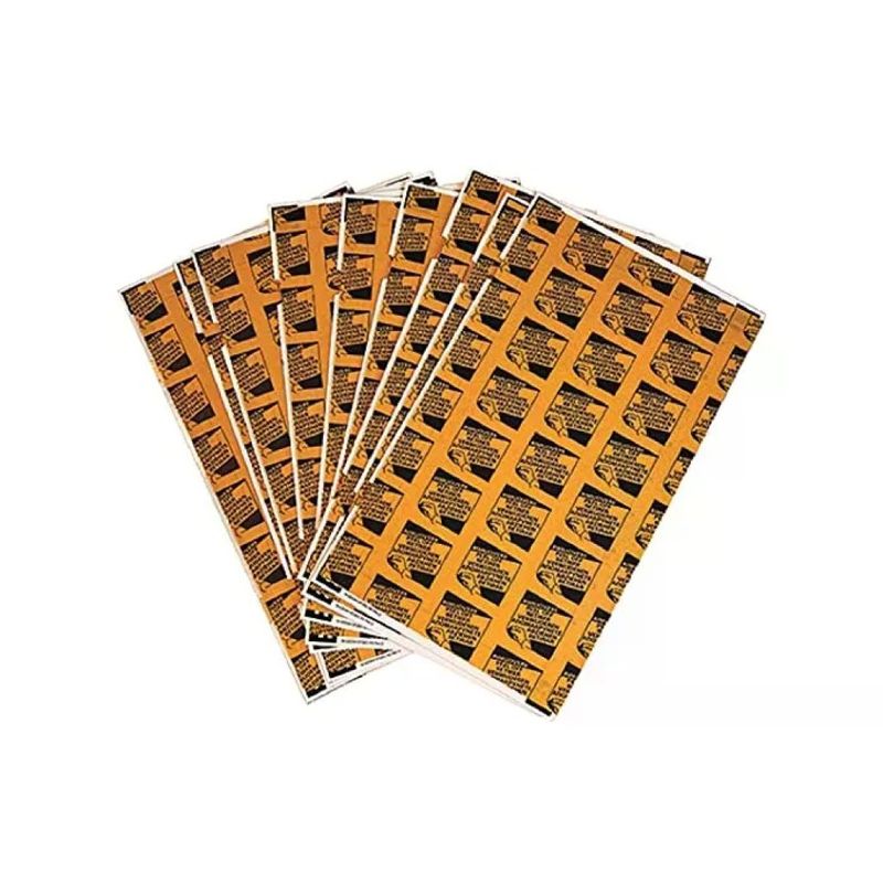 TigerOne 6689805 Carta Adesiva di Ricambio per Sterminainsetti, 10 Pezzi, Nera