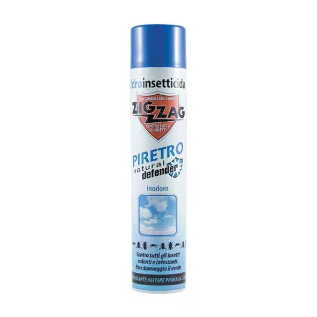 EBANO Zig Zag 693 Idroinsetticida Spray al Piretro Naturale Inodore, 500 ml