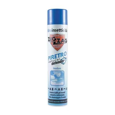 EBANO Zig Zag 693 Idroinsetticida Spray al Piretro Naturale Inodore, 500 ml