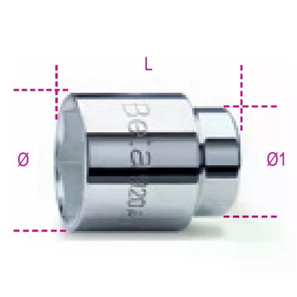 Beta 920A Bussola Esagonale 1/2″ – 27 mm Cromata