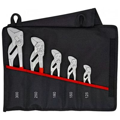 Knipex 00 19 55 S4 Set di pinze chiave 5 pezzi in borsa in tessuto poliestere colore Rosso