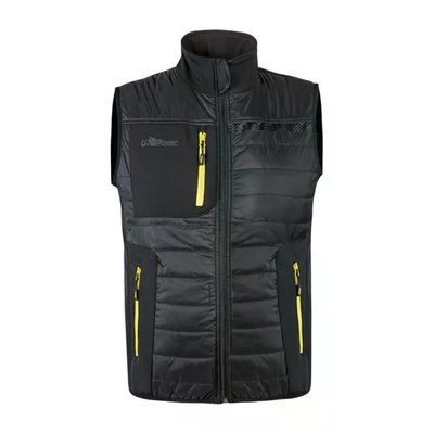 U-Power Wall FU278BC – Gilet da lavoro imbottito nero, taglia L