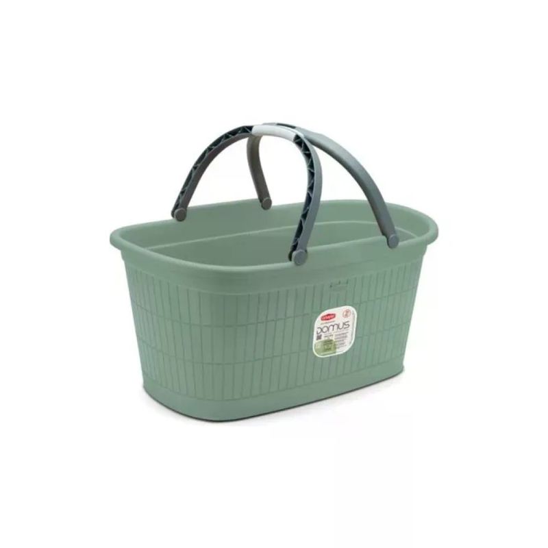 Stefanplast Domus – Cesta per bucato impilabile 35 L, blu Stefanplast Domus – Cesta per bucato impilabile 35 L, blu