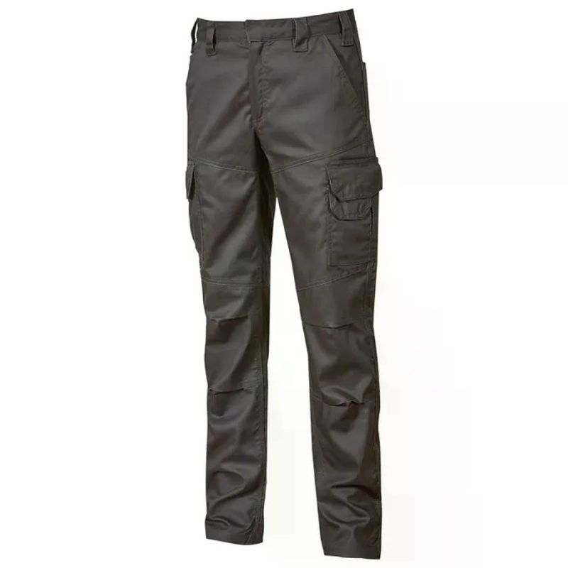 U-Power Belgrado WIN226GI – Pantaloni da lavoro cargo Grey Iron, XL