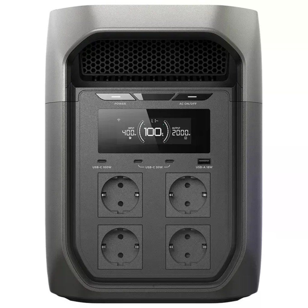EcoFlow DELTA 3 Max Power Station 2048 Wh, 2400 W LiFePO4 EcoFlow DELTA 3 Max Power Station 2048 Wh, 2400 W LiFePO4