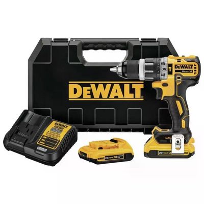 DeWALT DCD796D2-QW Trapano Avvitatore a Percussione Brushless 18 V con 2 Batterie da 2 Ah