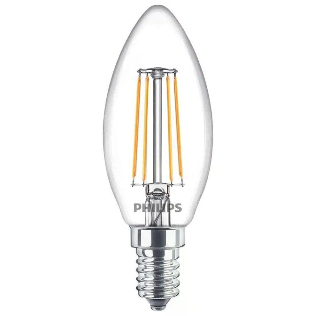 Philips Lampadina LED Oliva E14 4,3 W, 470 lm, 4000 K